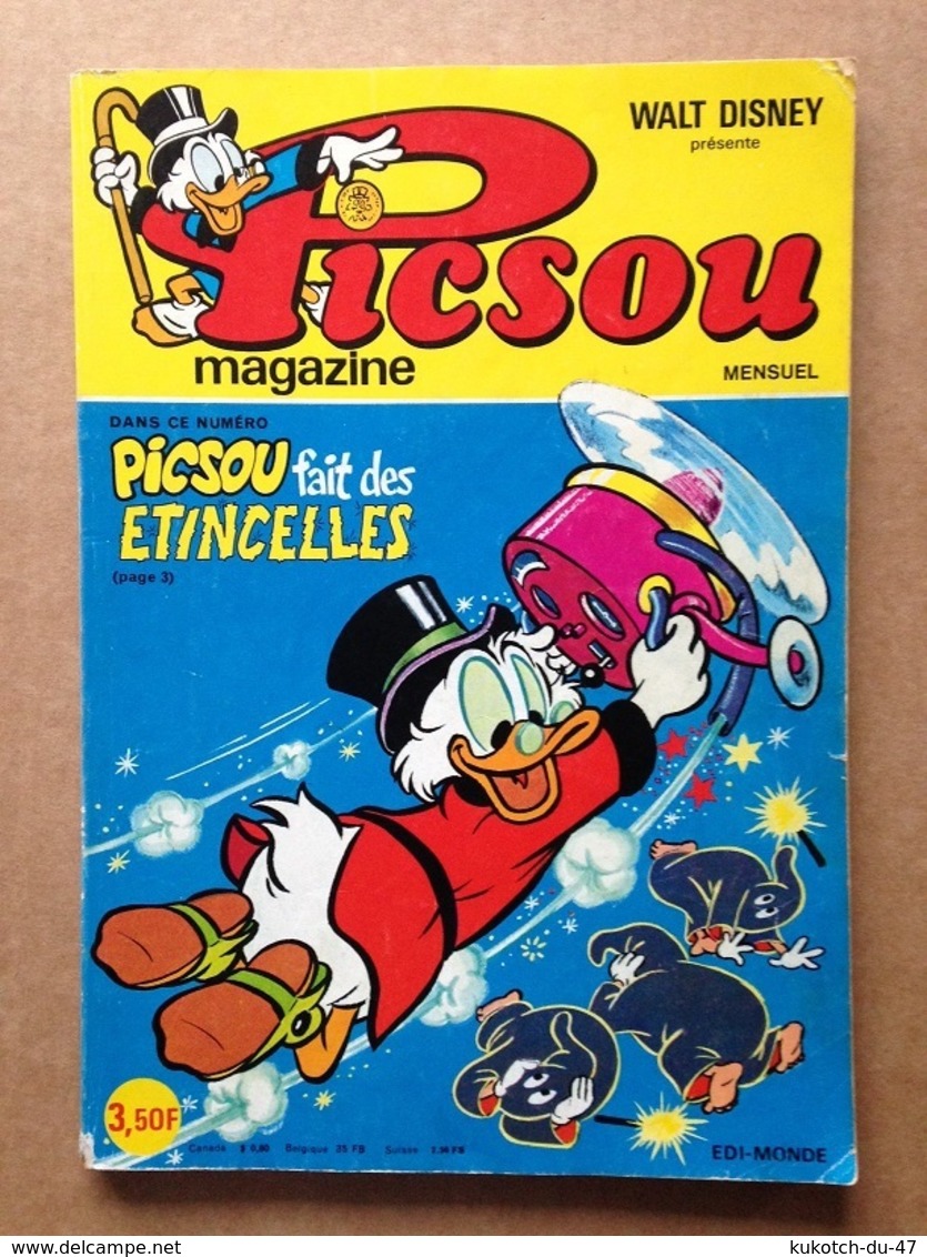 Disney - Picsou Magazine - Année 1976 - N°52 (avec Grand Défaut D'usure) - Picsou Magazine