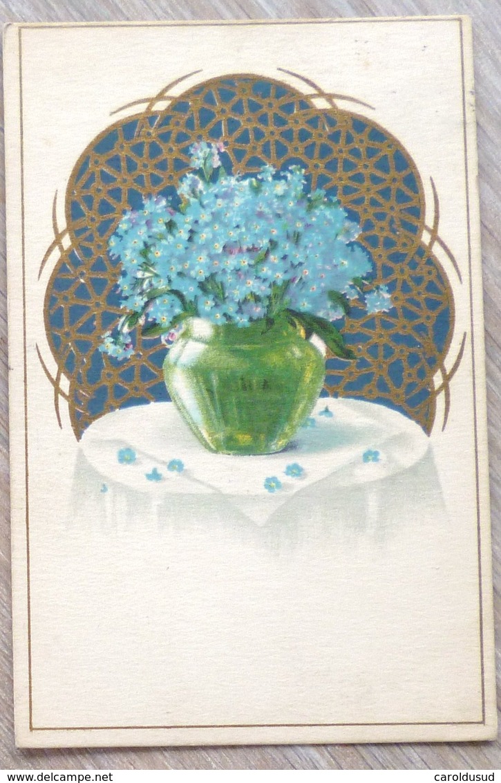 Cpa LOT 6X LITHO Illustrateur 3X JOUNOK IMPORT EAS C KLEIN Bouquet VASE CORBEILLE Fleur THEME  Myosotis - Collezioni E Lotti