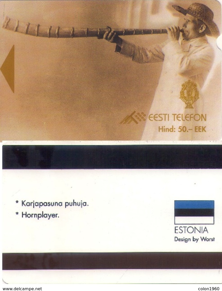 ESTONIA. Hornplayer. 30000ex. ET0019. (013) - Estonia