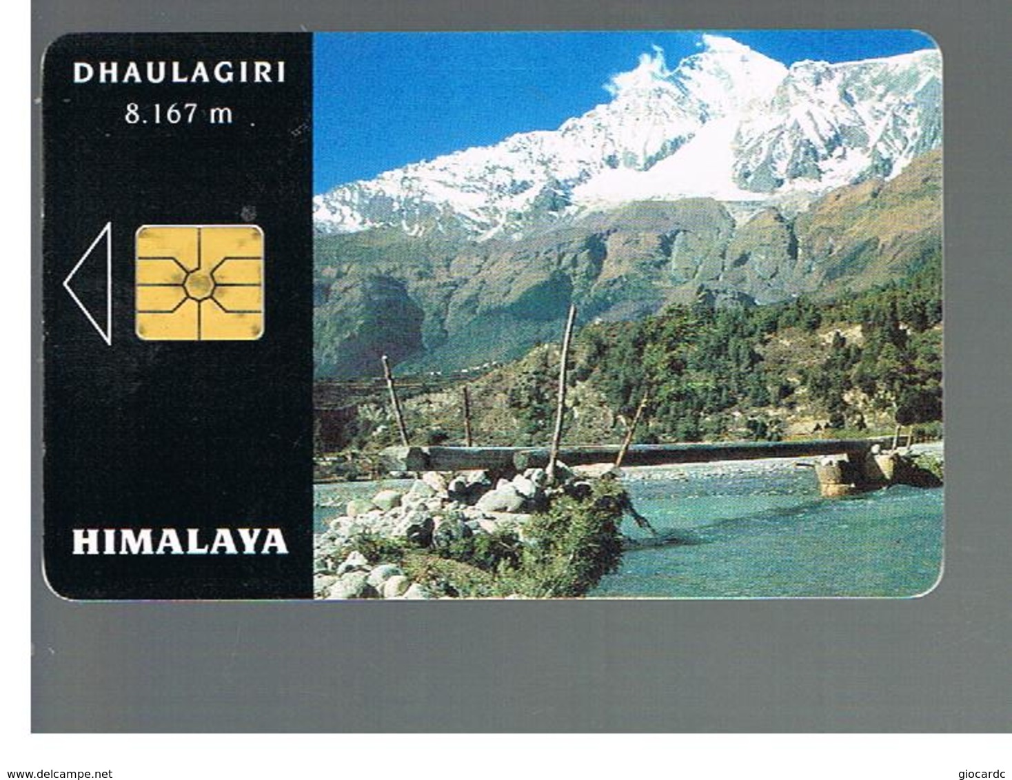 REPUBBLICA CECA (CZECH REPUBLIC) -  1996   HIMALAYA ,  DHAULAGIRI  - USED - RIF. 10104 - Montagnes