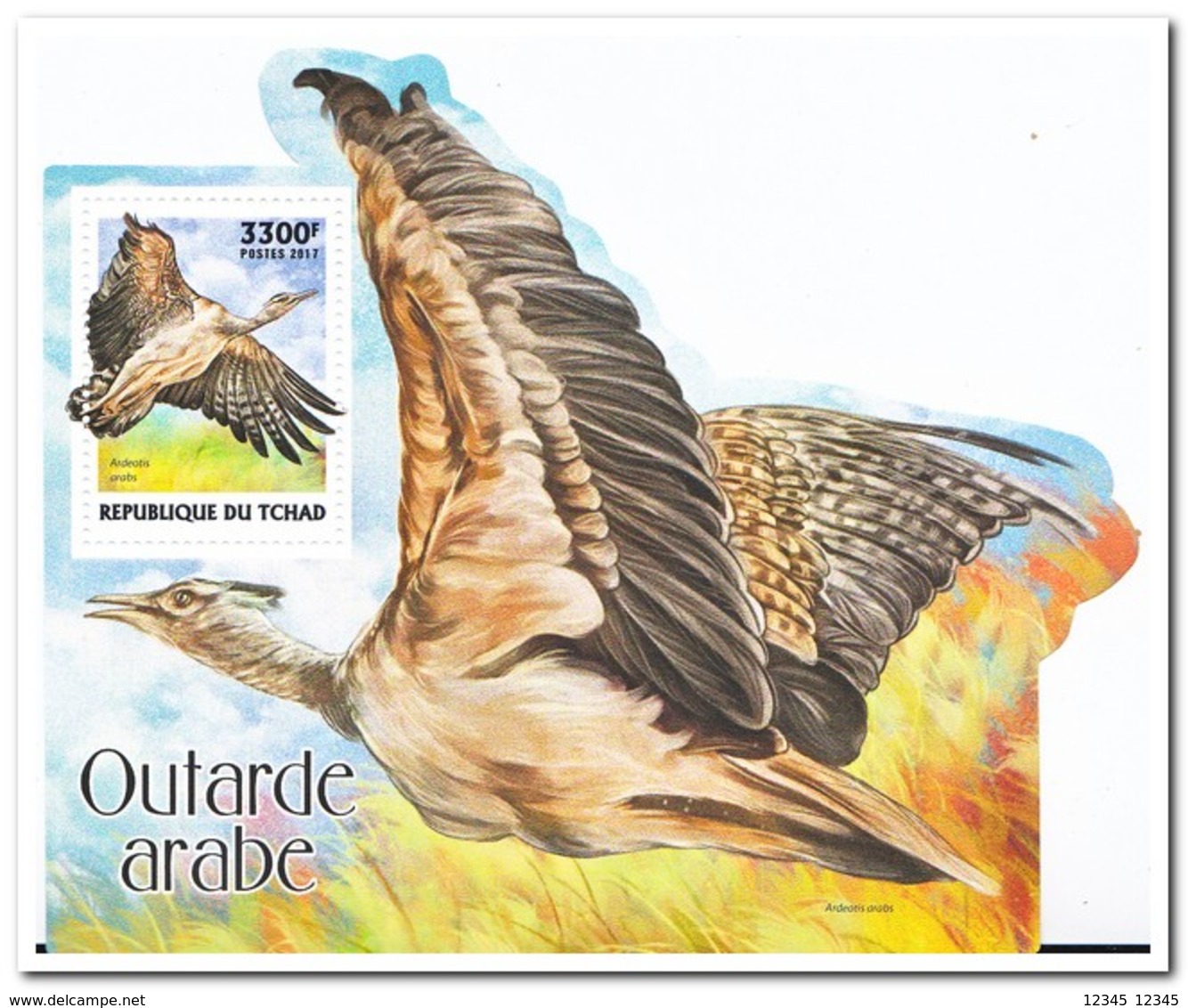 Tsjaad 2017, Postfris MNH, WWF, Birds - Tsjaad (1960-...)