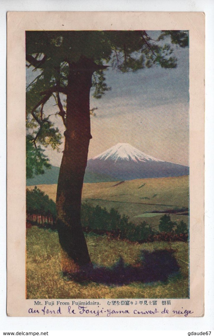 MT FUJI FROM FUJIMIDAIRA - Autres & Non Classés