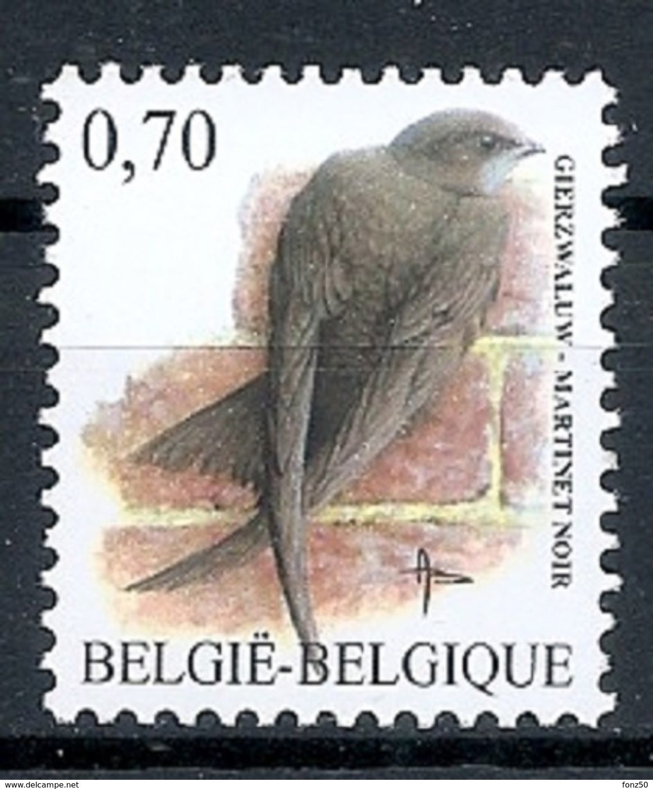 BELGIE * Buzin * Nr 3608 * Postfris Xx * HELDER FLUOR  PAPIER - 1985-.. Oiseaux (Buzin)