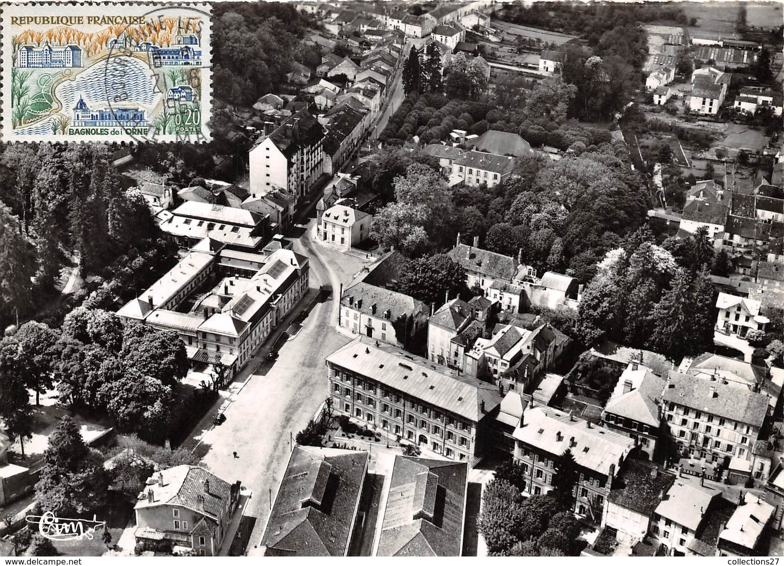 52-BOURBONNE-LES-BAINS- VUE SUR L'ETABLISSEMENT THERMAL - Bourbonne Les Bains