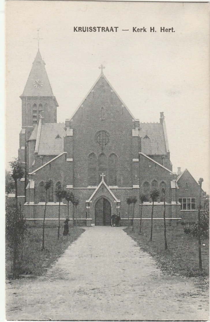 MOERBEKE WAAS  Kruisstraat Kerk H. Hert - Moerbeke-Waas