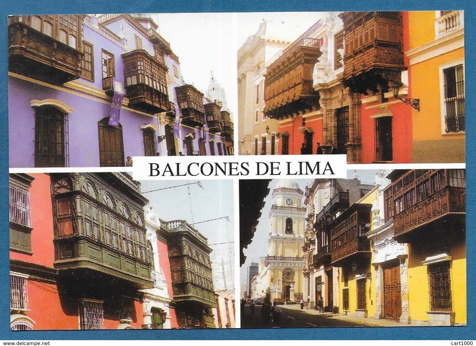 PERU' LIMA BALCONES - Perù