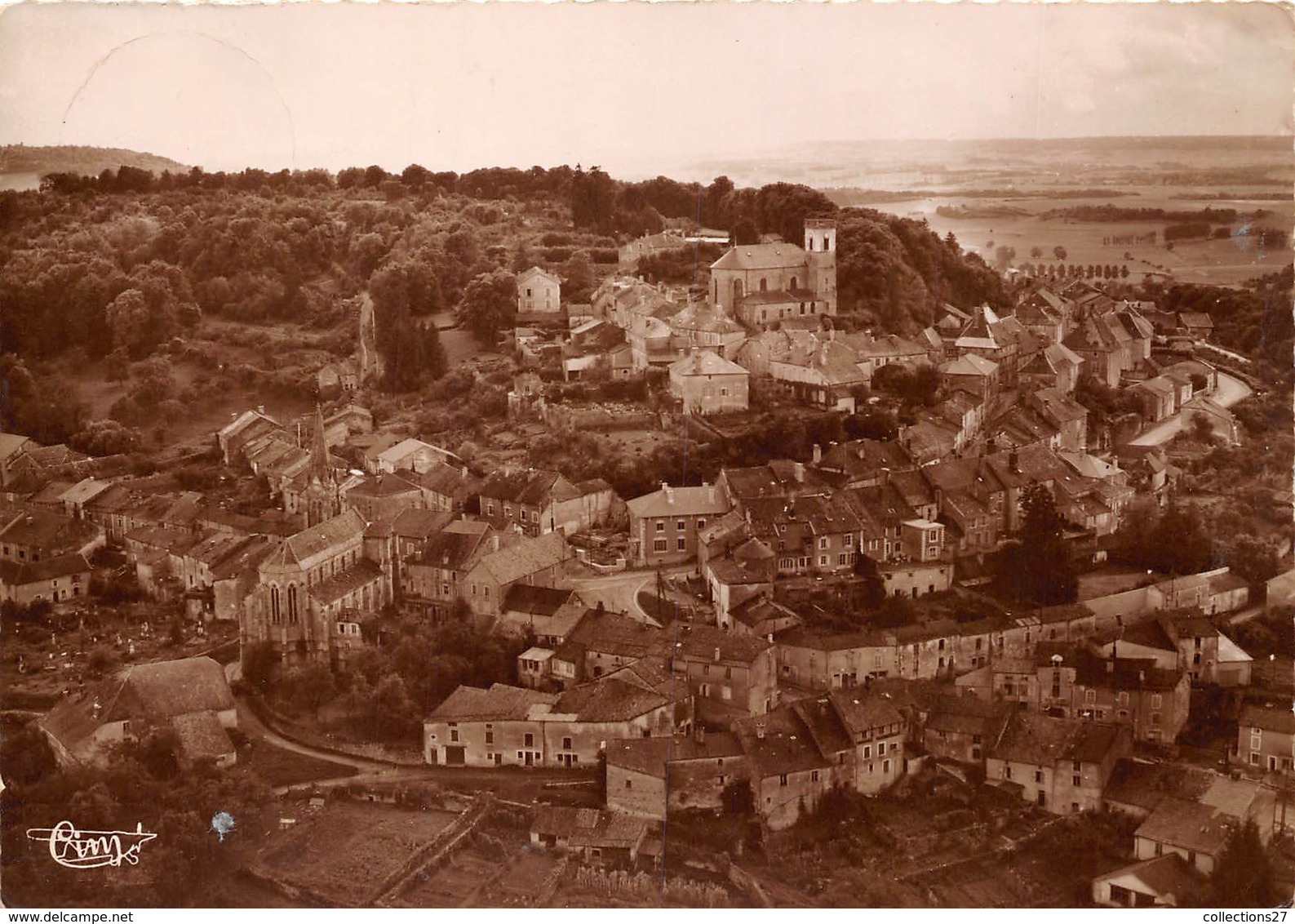 52-BOURMONT- VUE GENERALE AERIENNE - Bourmont