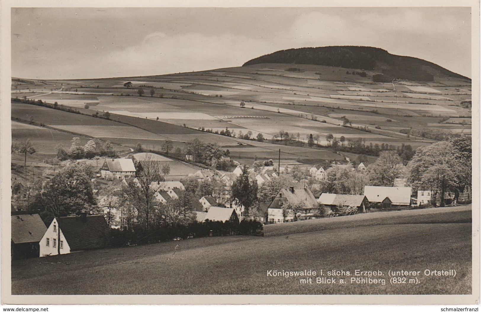 Foto AK Königswalde Pöhlberg A Mildenau Annaberg Buchholz Bärenstein Sehmatal Sehma Grumbach Jöhstadt Weipert Erzgebirge - Jöhstadt