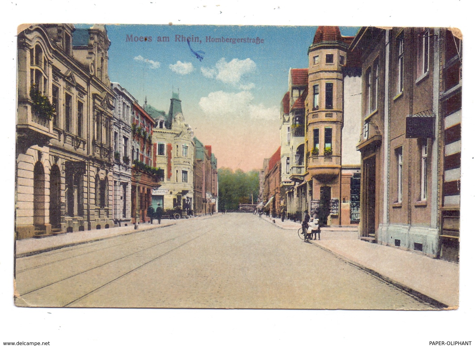 4130 MOERS, Hombergerstrasse, 1919, Kl. Randmängel - Moers