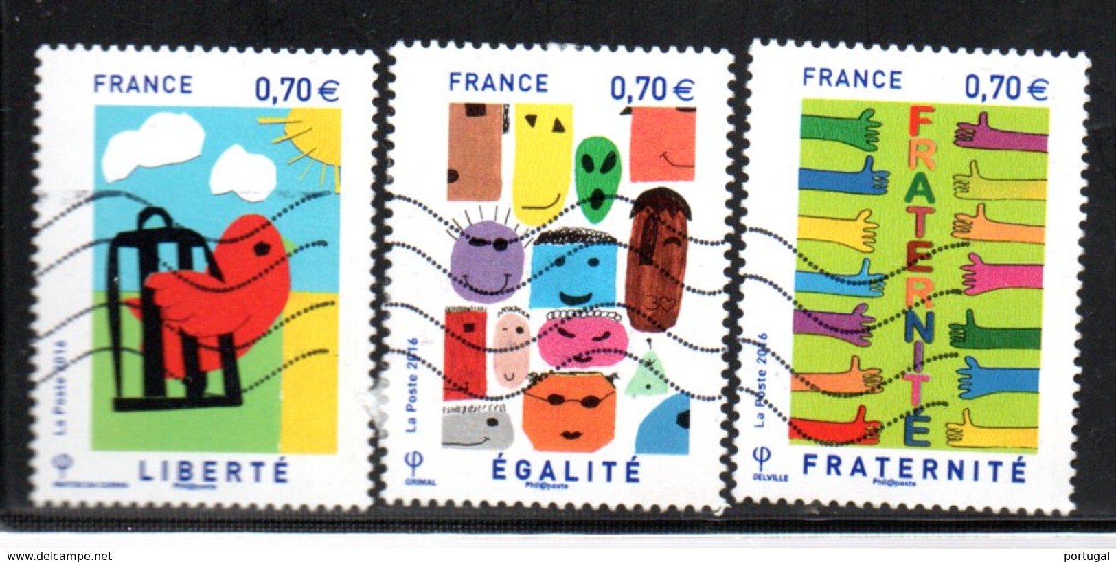 N° 5021 / 5023 - 2016 - Oblitérés