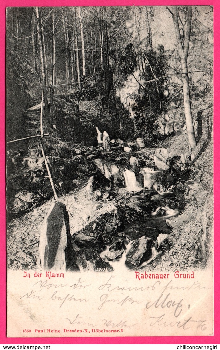 Rabenauer Grund - In Der Klamm - PAULE HEINE - 1902 - Rabenau