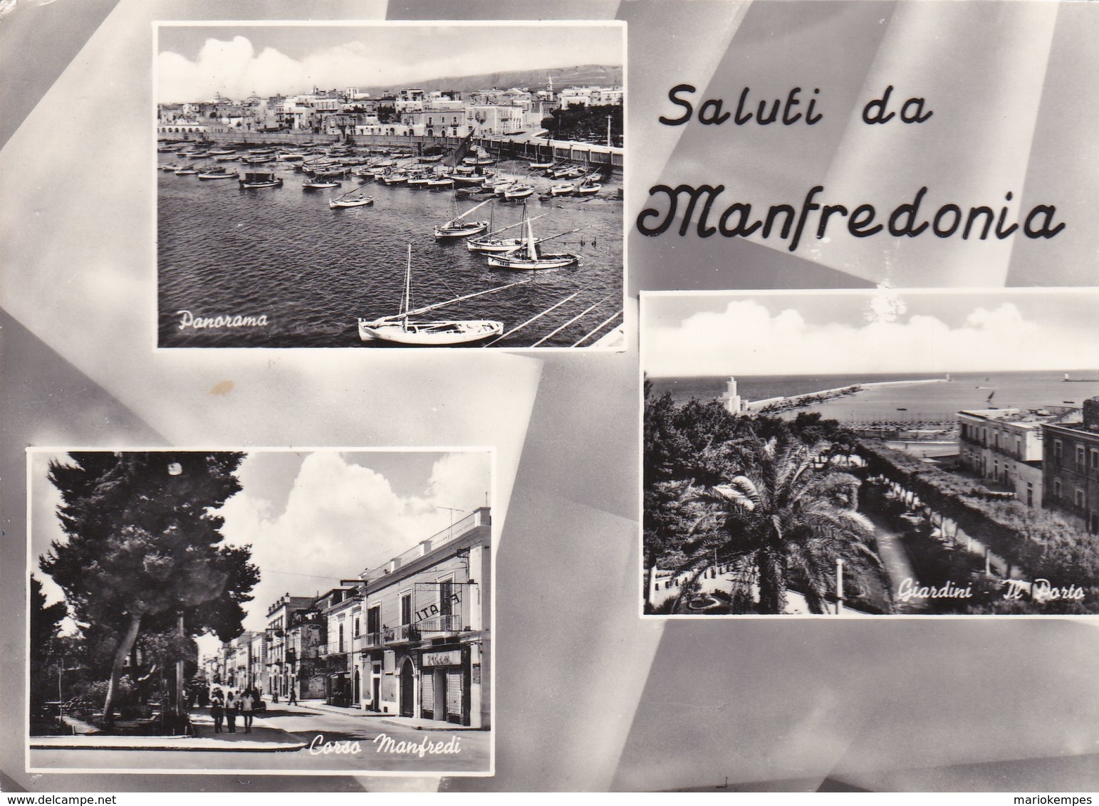 Saluti Da MANFREDONIA.......................tre Vedute. - Manfredonia