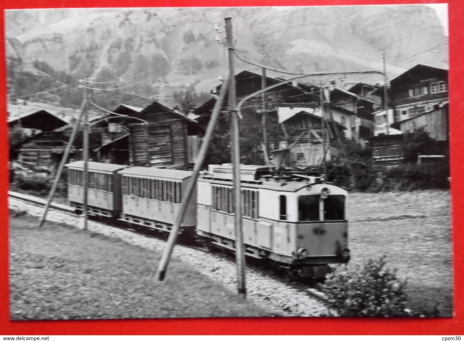 CP Train - Automotrice Et Remorque Près De Inden - Photo JL Rochaix - N° LLB - Inden