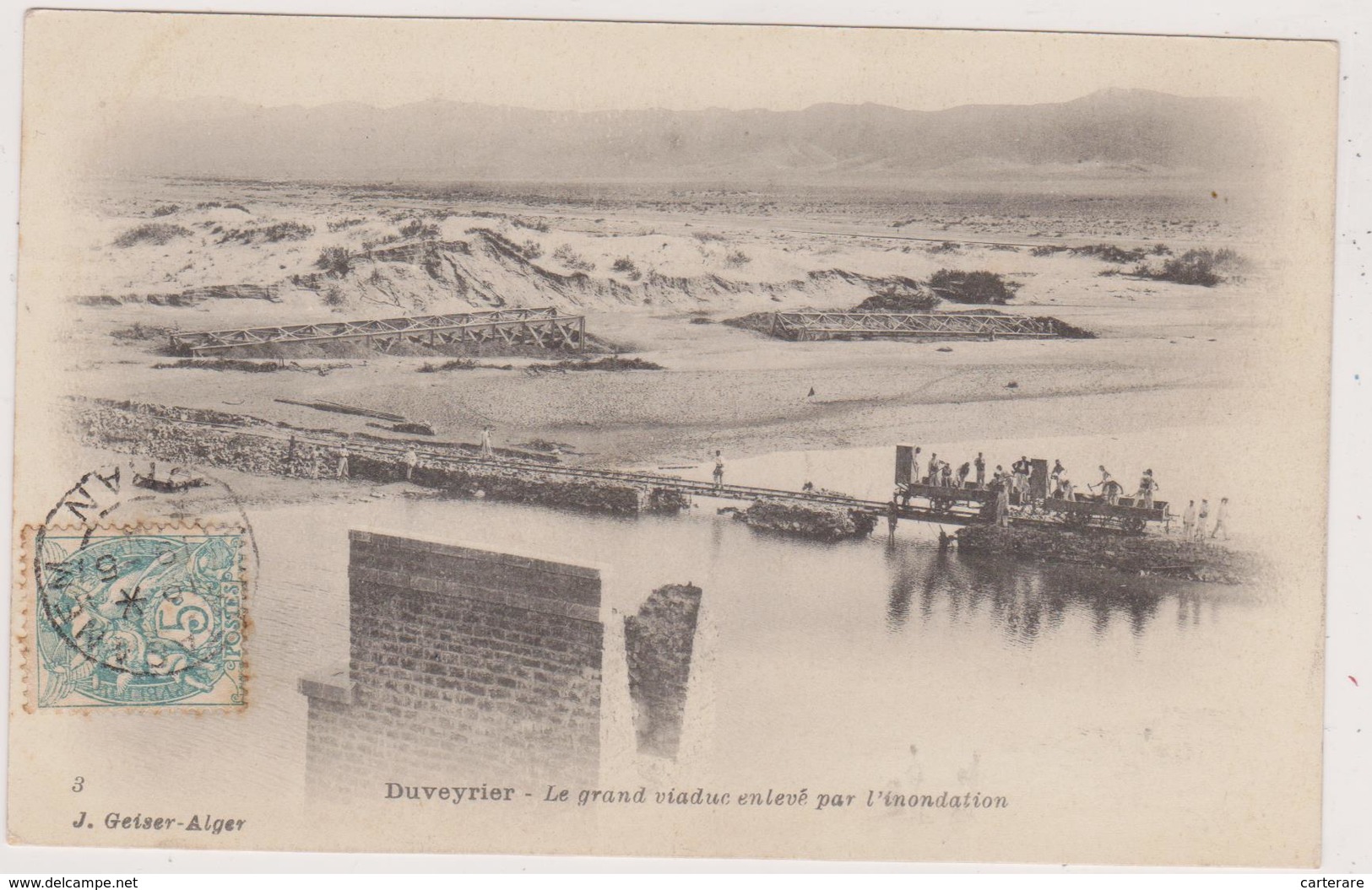 AFRIQUE,FRANCE COLONIES,MAGHREB,ORAN,DEVEYRIER,1917,LEGION ETRANGERE,VIADUC,TRAVAUX - Oran