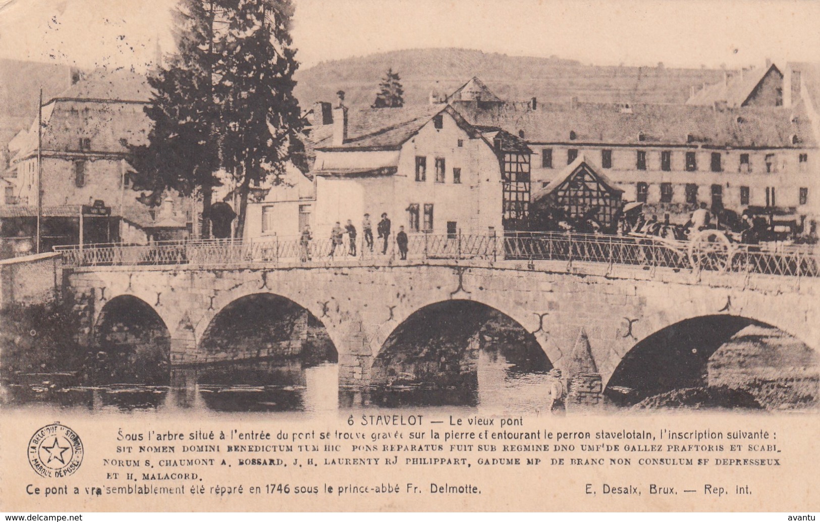 STAVELOT / LIEGE / LE VIEUX PONT - Stavelot