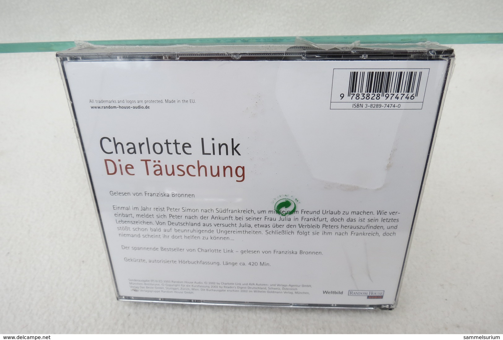 6 CDs "Die Täuschung" Von Charlotte Link, Hörbuch, Gelesen Von Franziska Bronnen, Orig. Eingeschweißt - Sonstige & Ohne Zuordnung