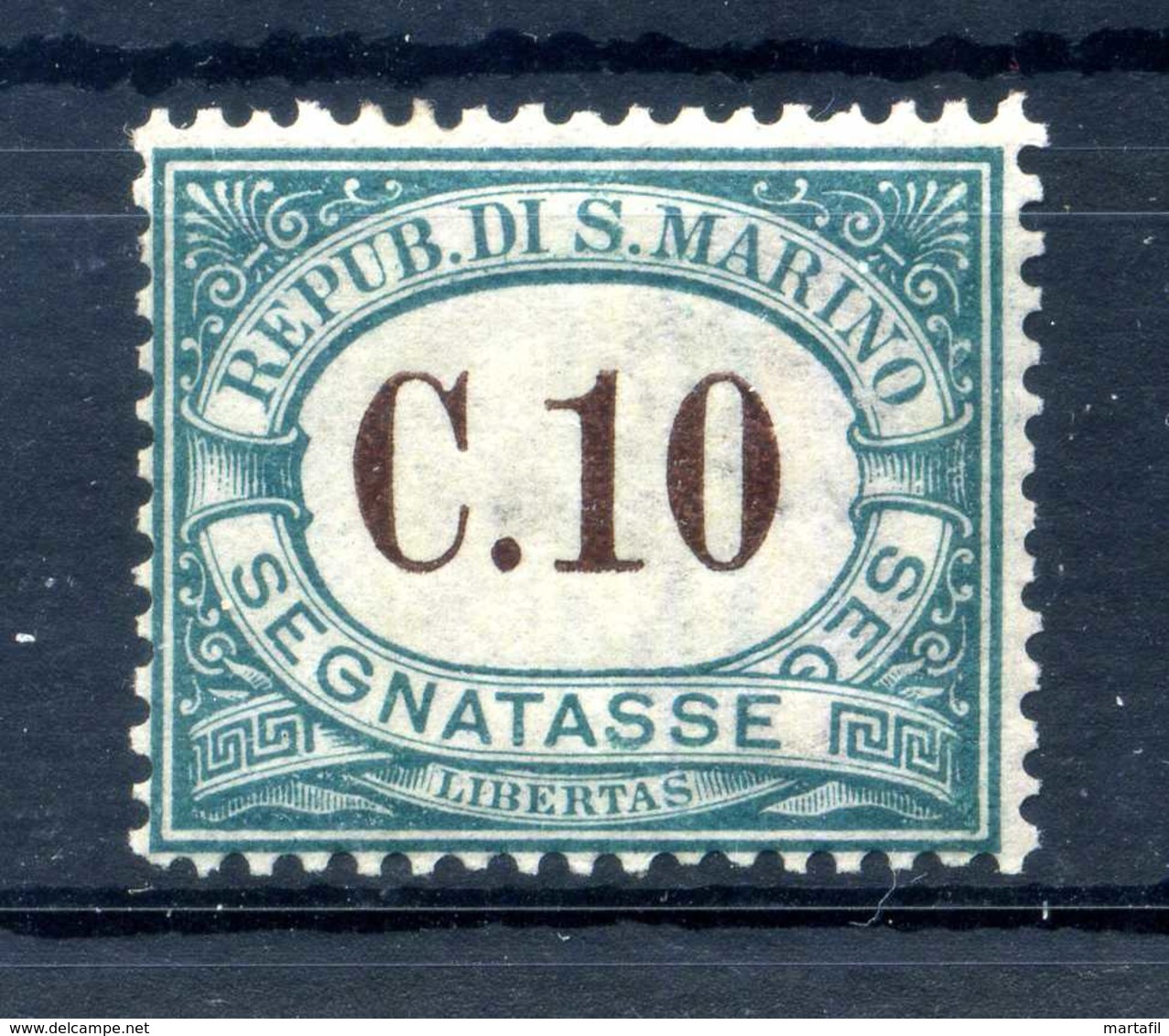 1897-1919 SAN MARINO TASSE N.2 MNH ** - Segnatasse