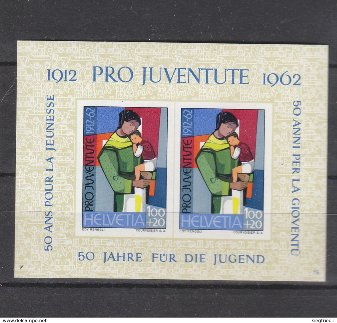 Schweiz **  Block 18  Pro Juventute  Katalog 6.50 - Blokken