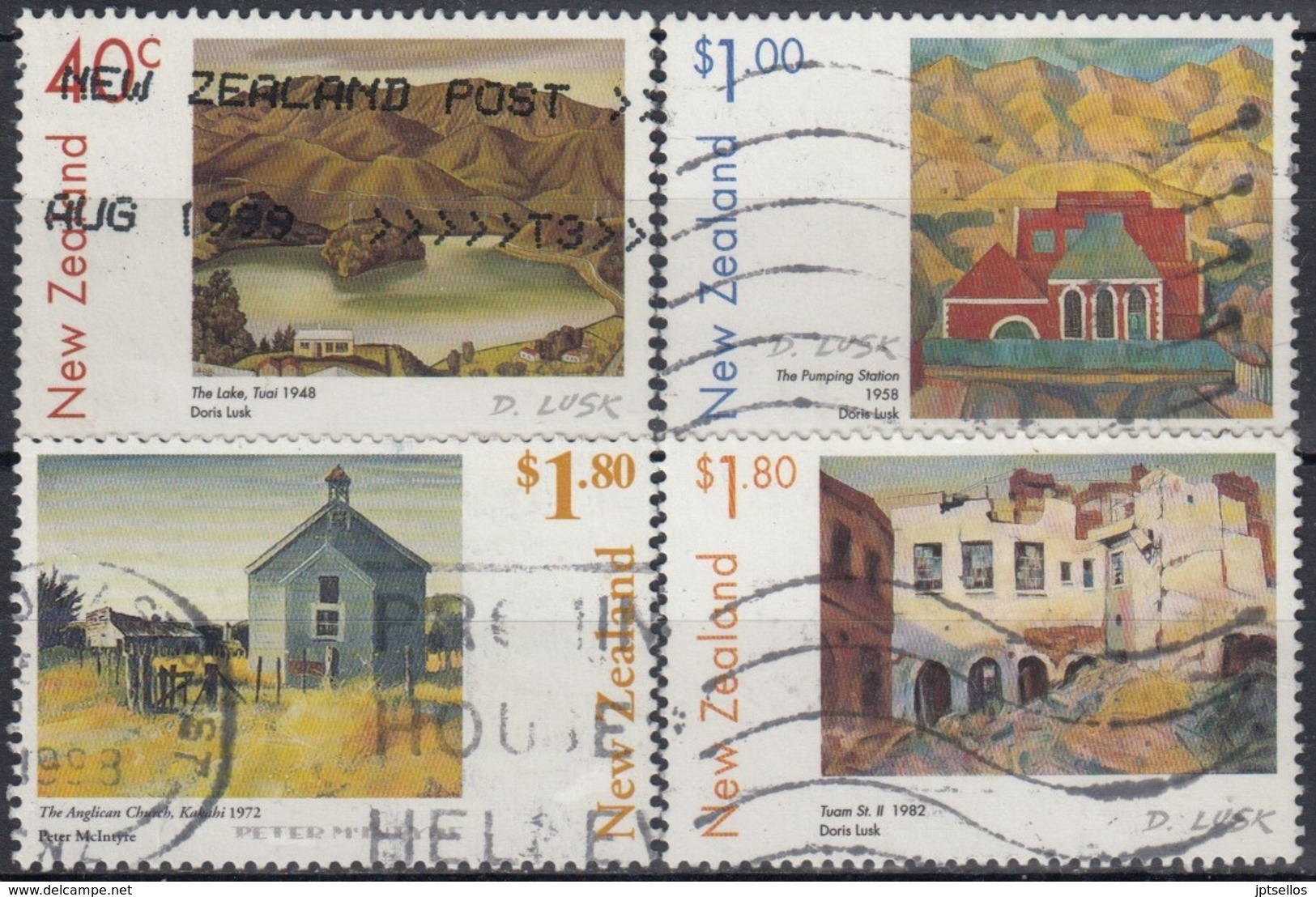 NUEVA ZELANDA 1999 Nº 1707/1710 USADO - Gebraucht