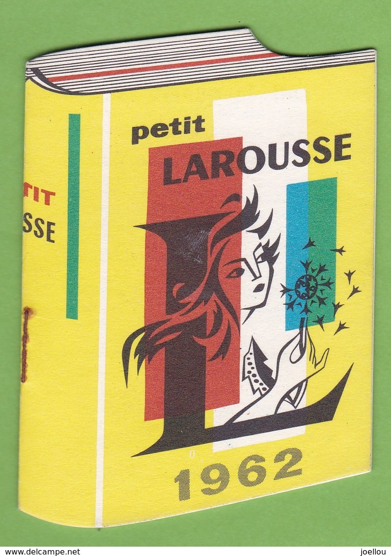 Petit Calendrier Publicité Petit Larousse 1962 Livre En Trompe L 'oeil - Small : 1961-70