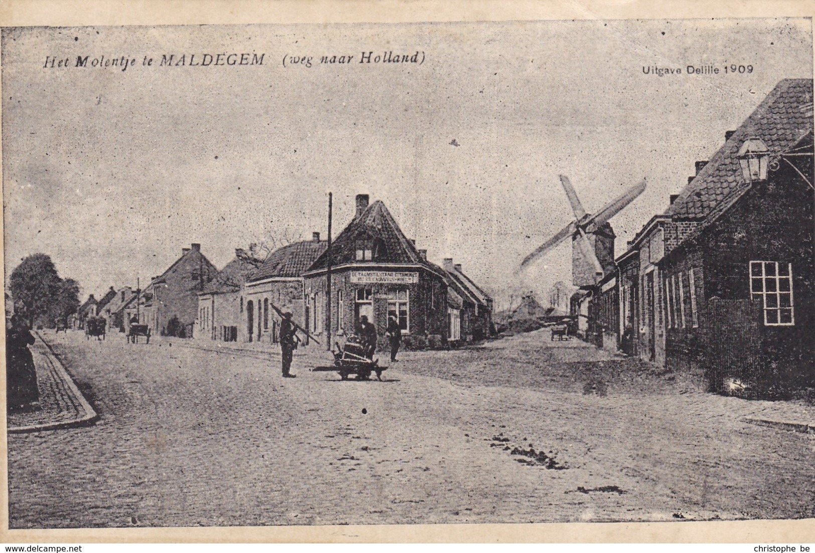 Maldegem, Maldeghem, Het Molentje, Weg Naar Holland (pk45037) - Maldegem