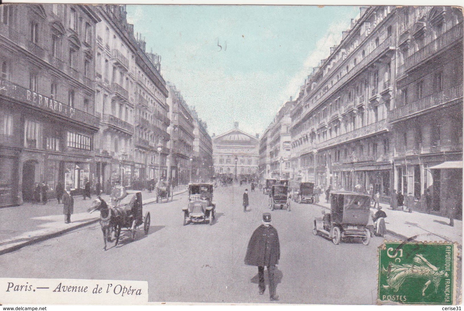 CPA - PARIS Avenue De L'Opéra - Autres Monuments, édifices
