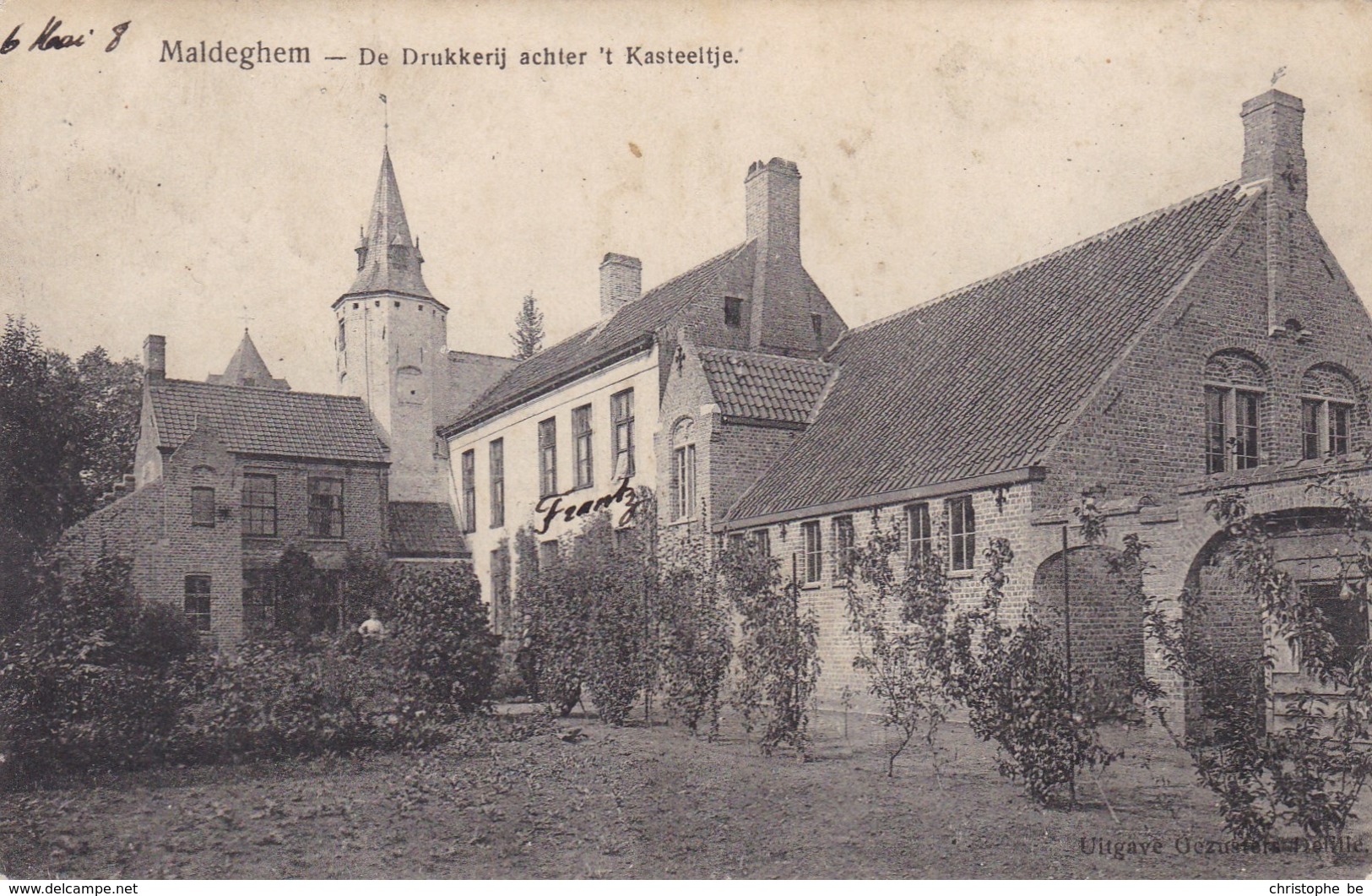 Maldegem, Maldeghem, De Drukkerij Achter 't Kasteeltje (pk45045) - Maldegem