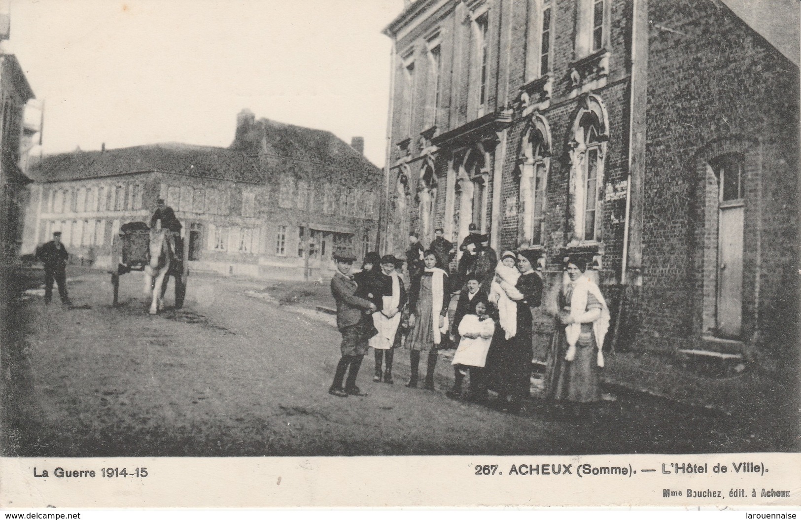 80 - ACHEUX - L' Hôtel De Ville - Acheux En Amienois