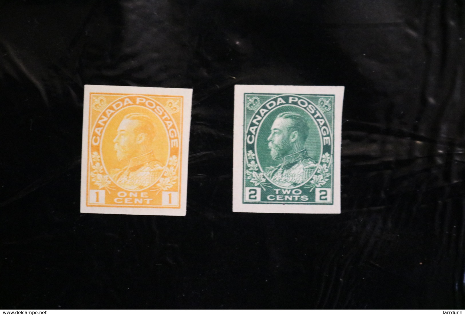 Canada 136-37 Singles King George V Admiral Issue  Hinge Remnants 1911-25 A04s - Blocks & Sheetlets