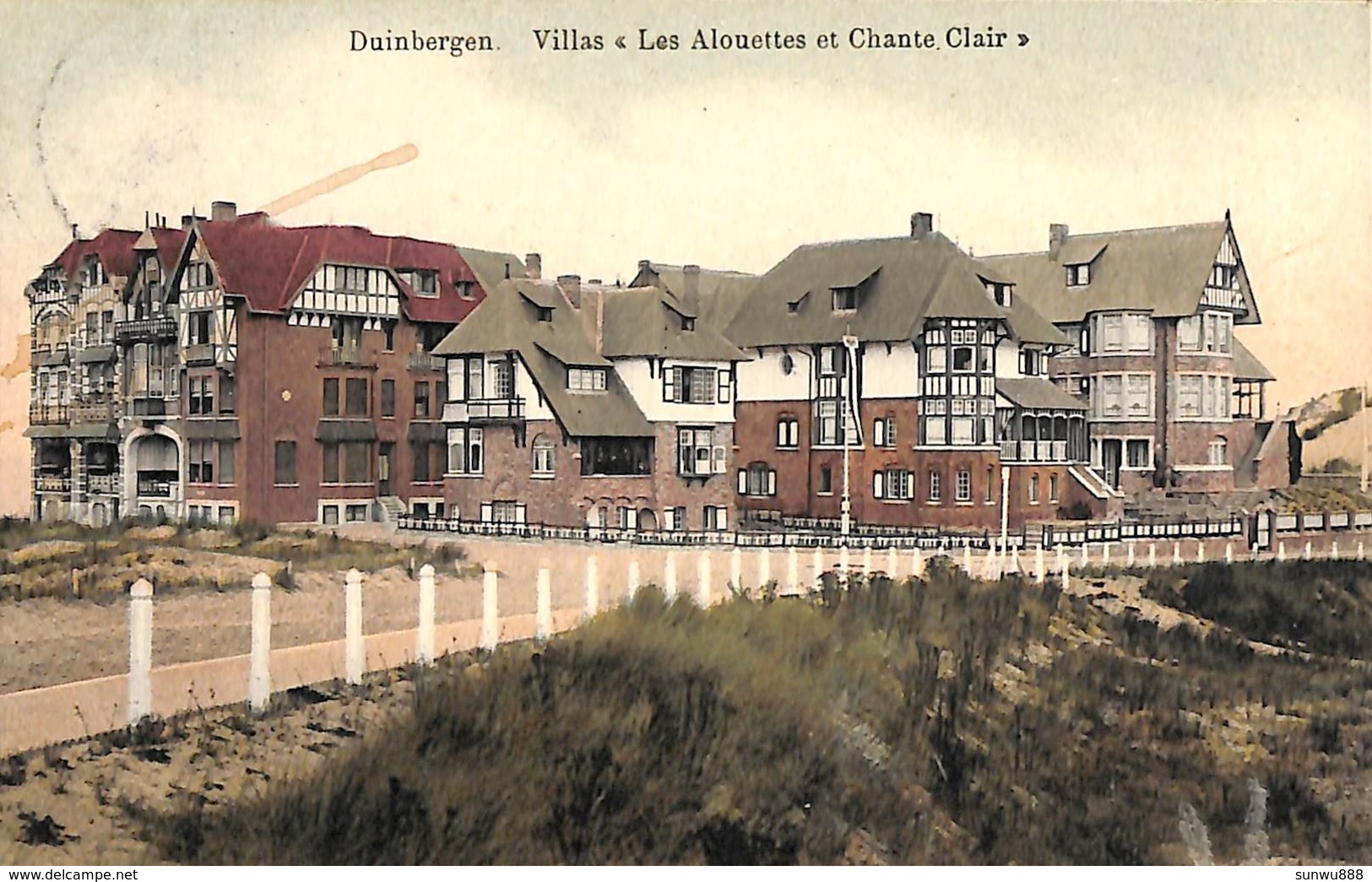 Duinbergen - Lot 6 Cartes Sélectionnées (animée, Colorisée, Edit. Weber Phototypie) - Knokke