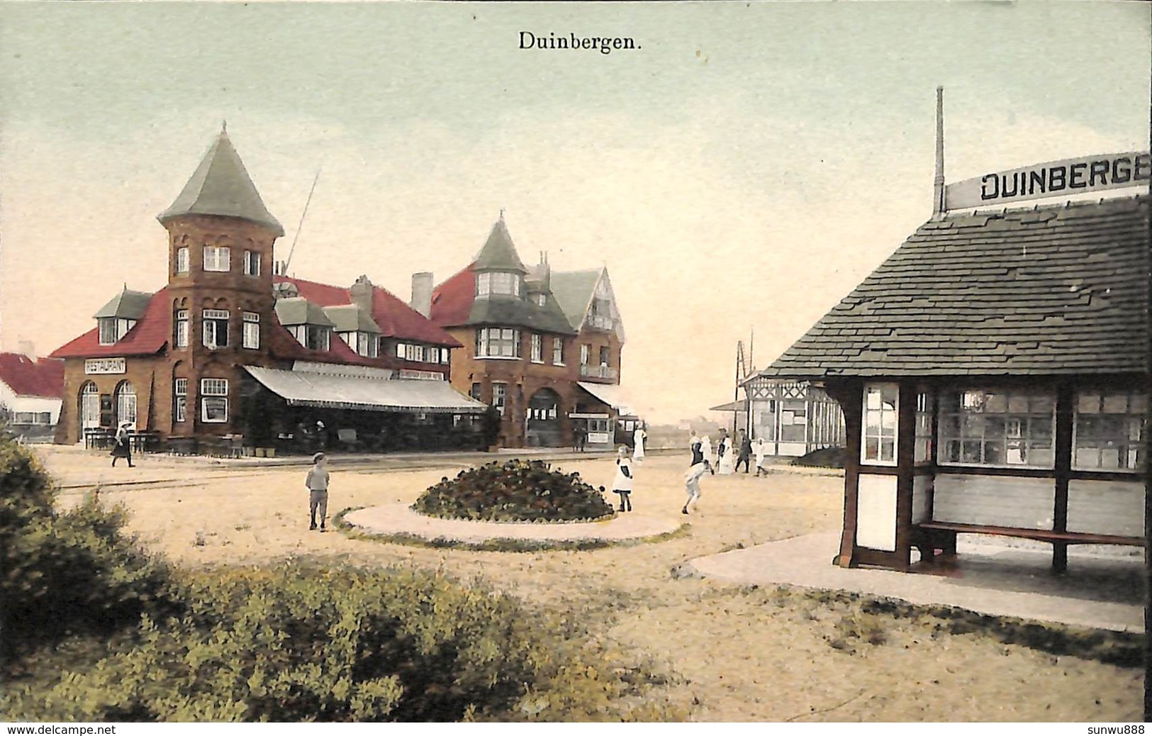 Duinbergen - Lot 6 Cartes Sélectionnées (animée, Colorisée, Edit. Weber Phototypie) - Knokke