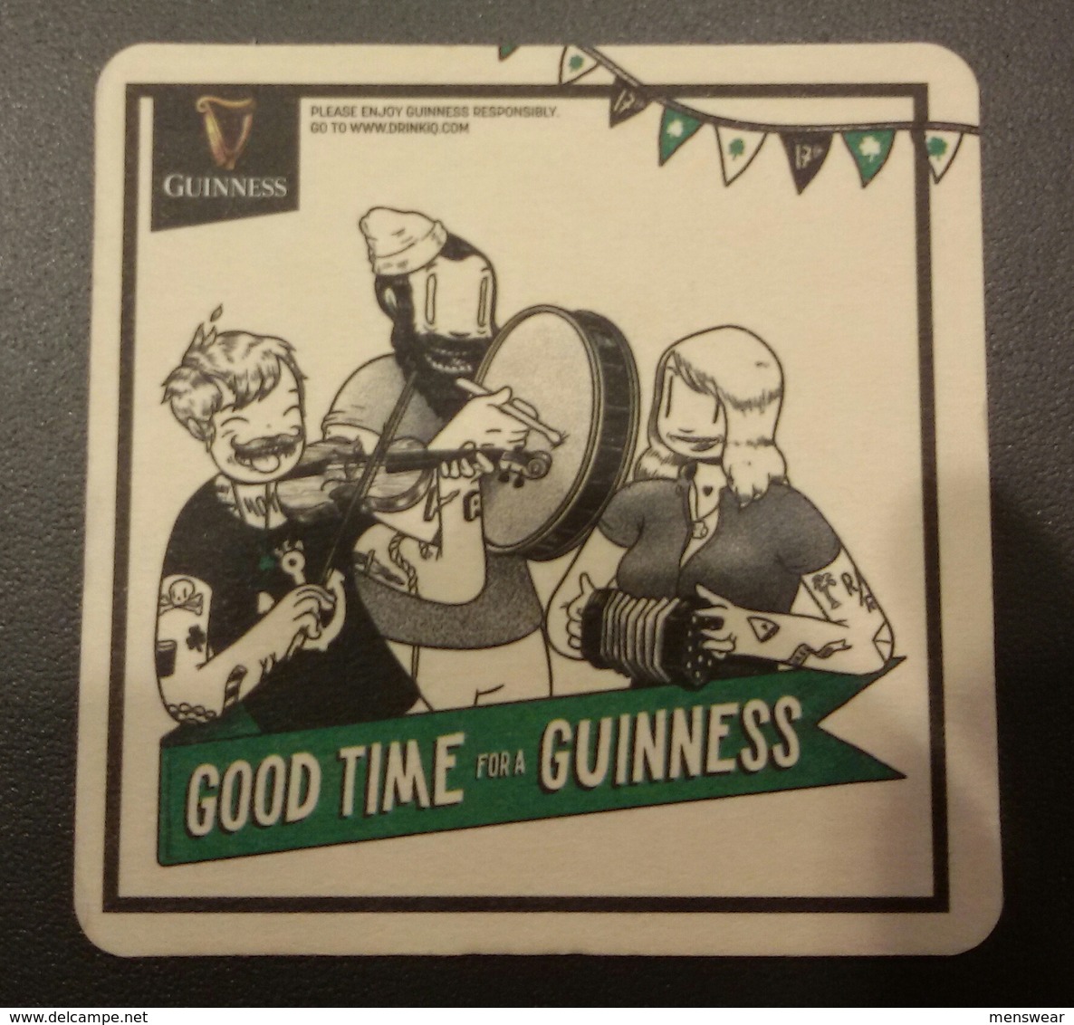 MALTA GUINNESS ST. PATRICK DAY MATT  2018 - Beer Mats