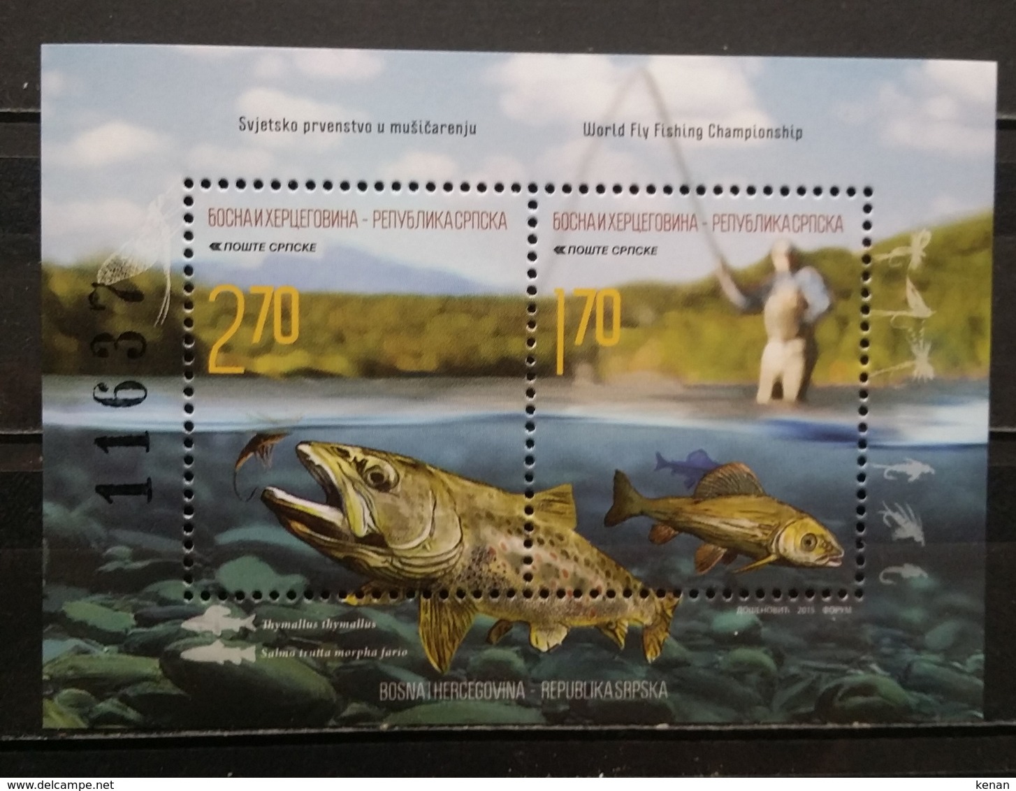 Bosnia And Hercegovina, Republic Of Srpska, 2015, Mi: Block 31 (MNH) - Fishes