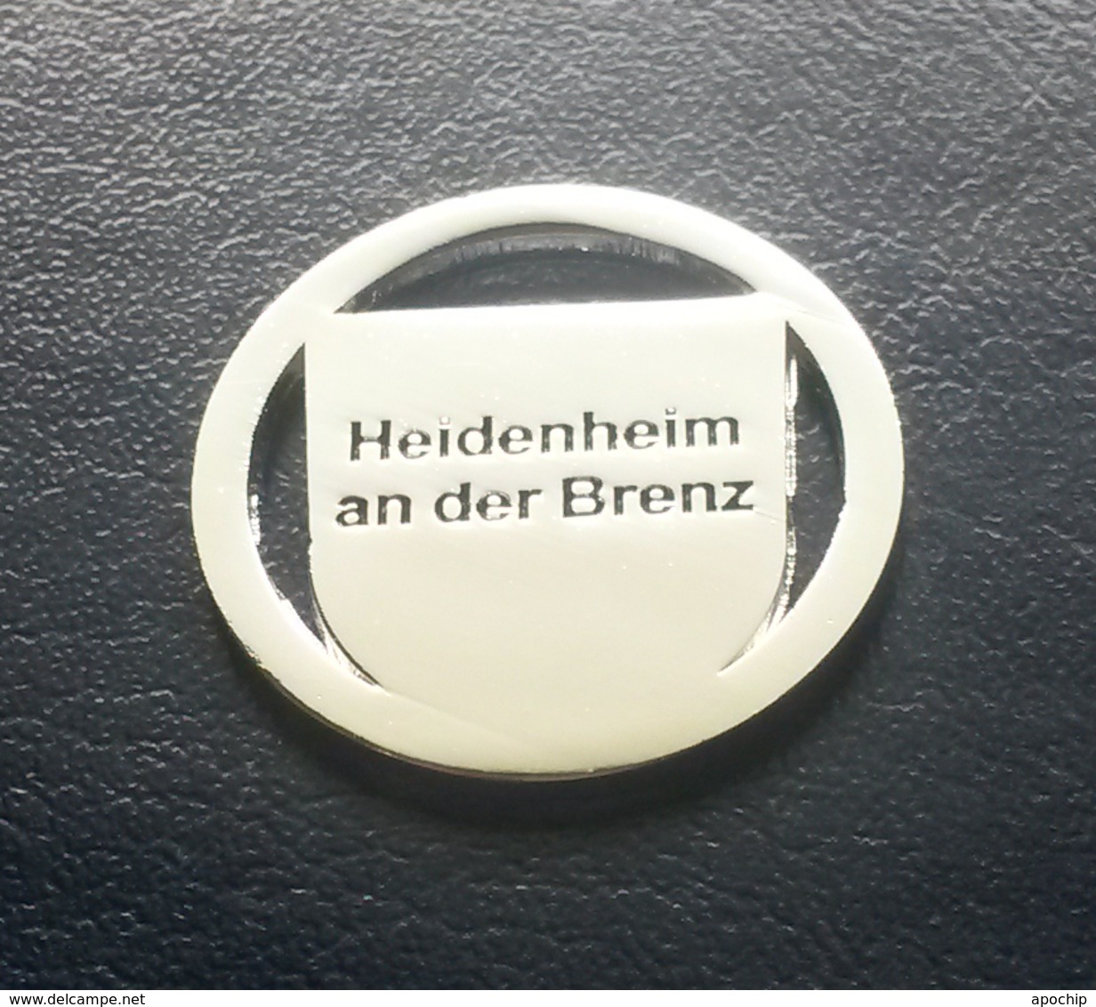 Heidenheim An Der Brenz Wappen Einkaufswagenchip EKW Chip Jeton Caddie - Trolley Token/Shopping Trolley Chip