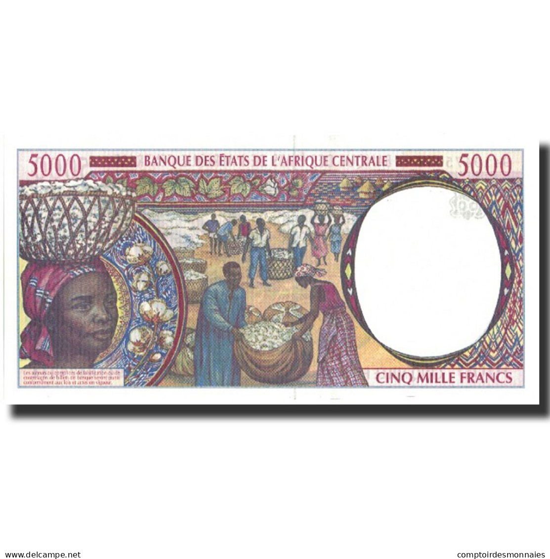 Billet, États De L'Afrique Centrale, 5000 Francs, 1994, 1994, KM:204Ea, NEUF - Central African States