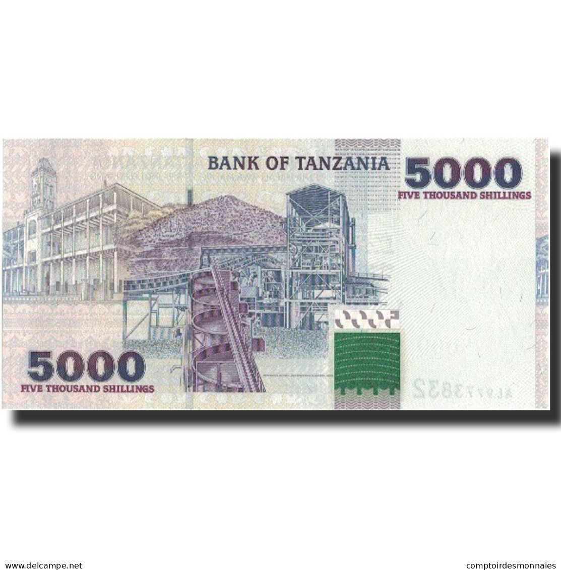 Billet, Tanzania, 5000 Shilingi, Undated (2003), KM:38, NEUF - Tansania