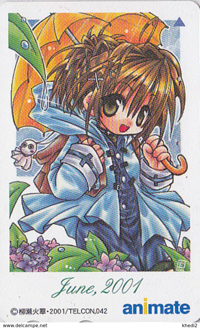 Télécarte Japon / 110-016 - MANGA / 2001 JUNE - Série Animate Magazine - Japan Phonecard - 10222 - Comics