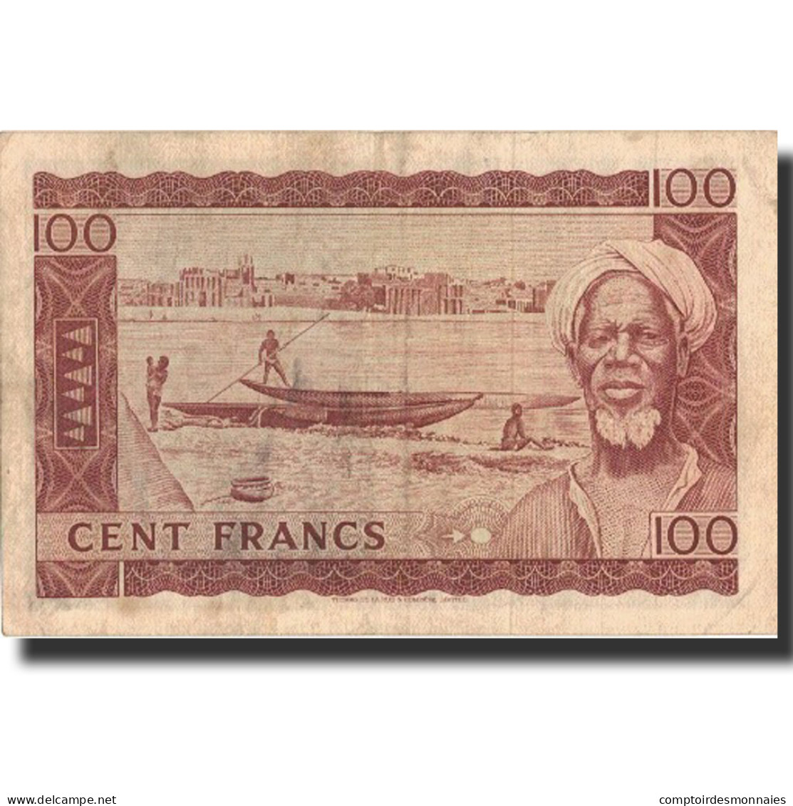 Billet, Mali, 100 Francs, 1960, 22.9.1960, KM:7a, TTB - Malí