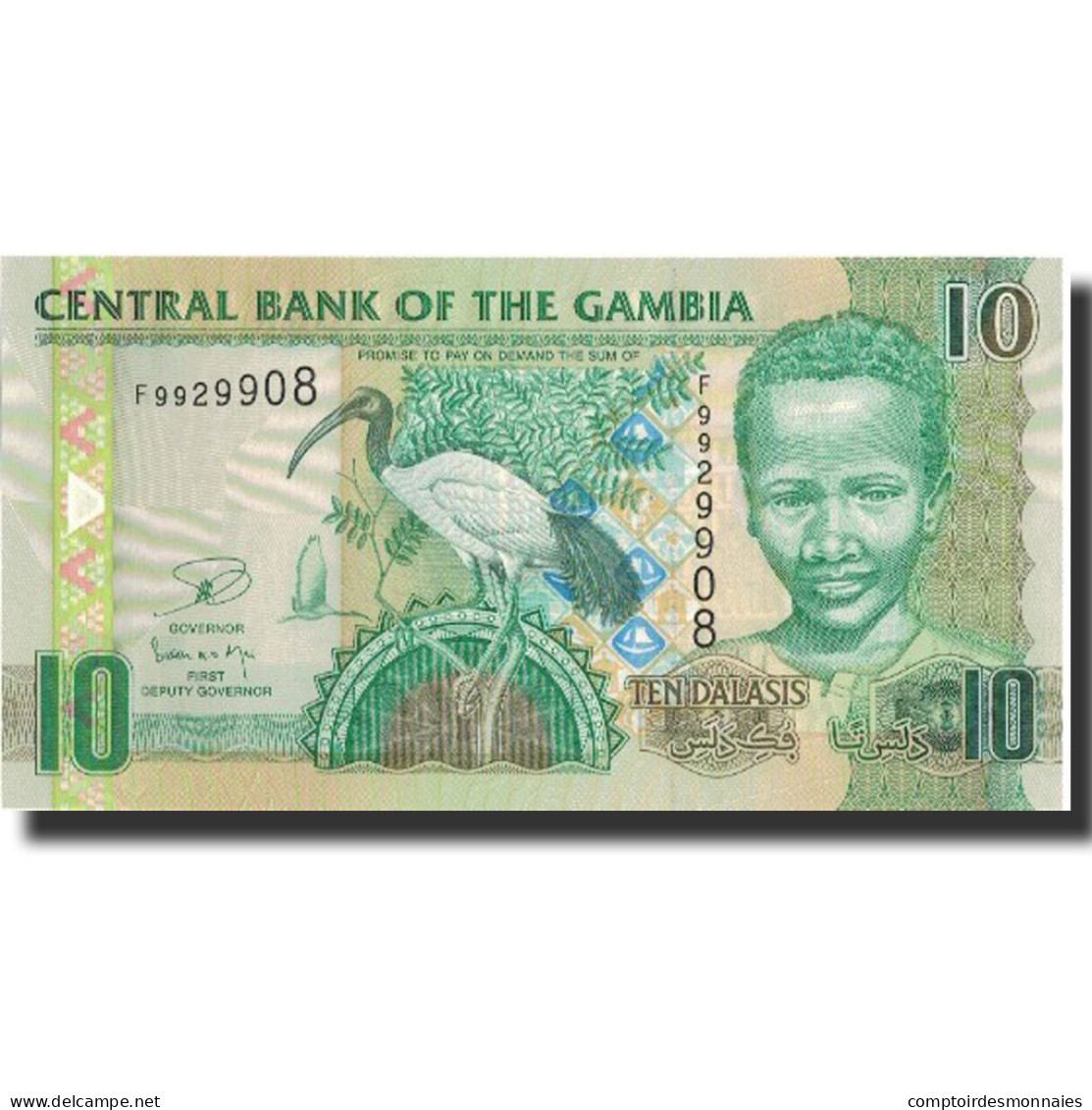 Billet, The Gambia, 10 Dalasis, 2013, 2013, KM:26, NEUF - Gambia