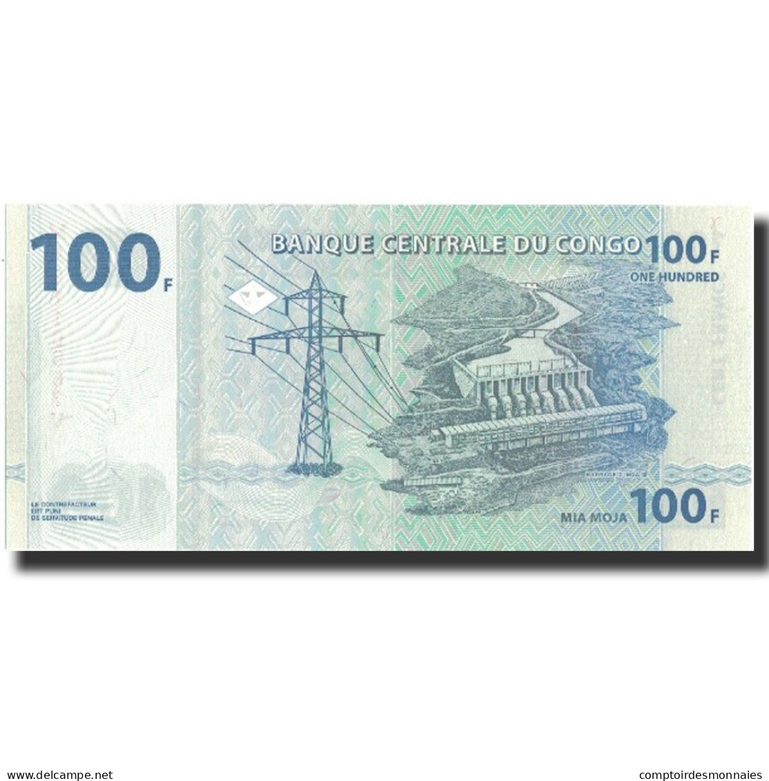 Billet, Congo Democratic Republic, 100 Francs, 2007, 2007-07-31, KM:98a, NEUF - Democratic Republic Of The Congo & Zaire