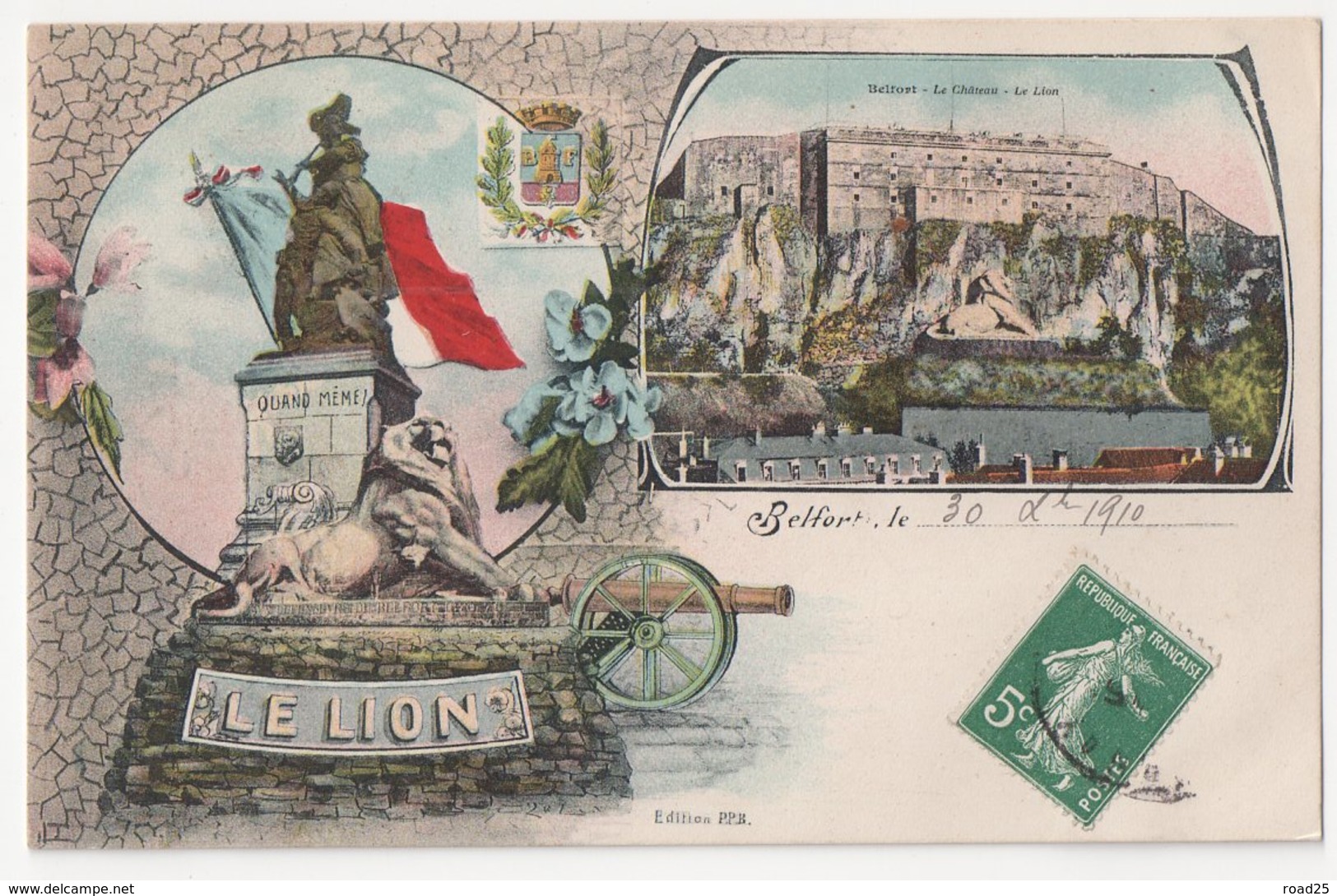 ( 90 ) Territoire de Belfort - Lot de 100 cartes postales