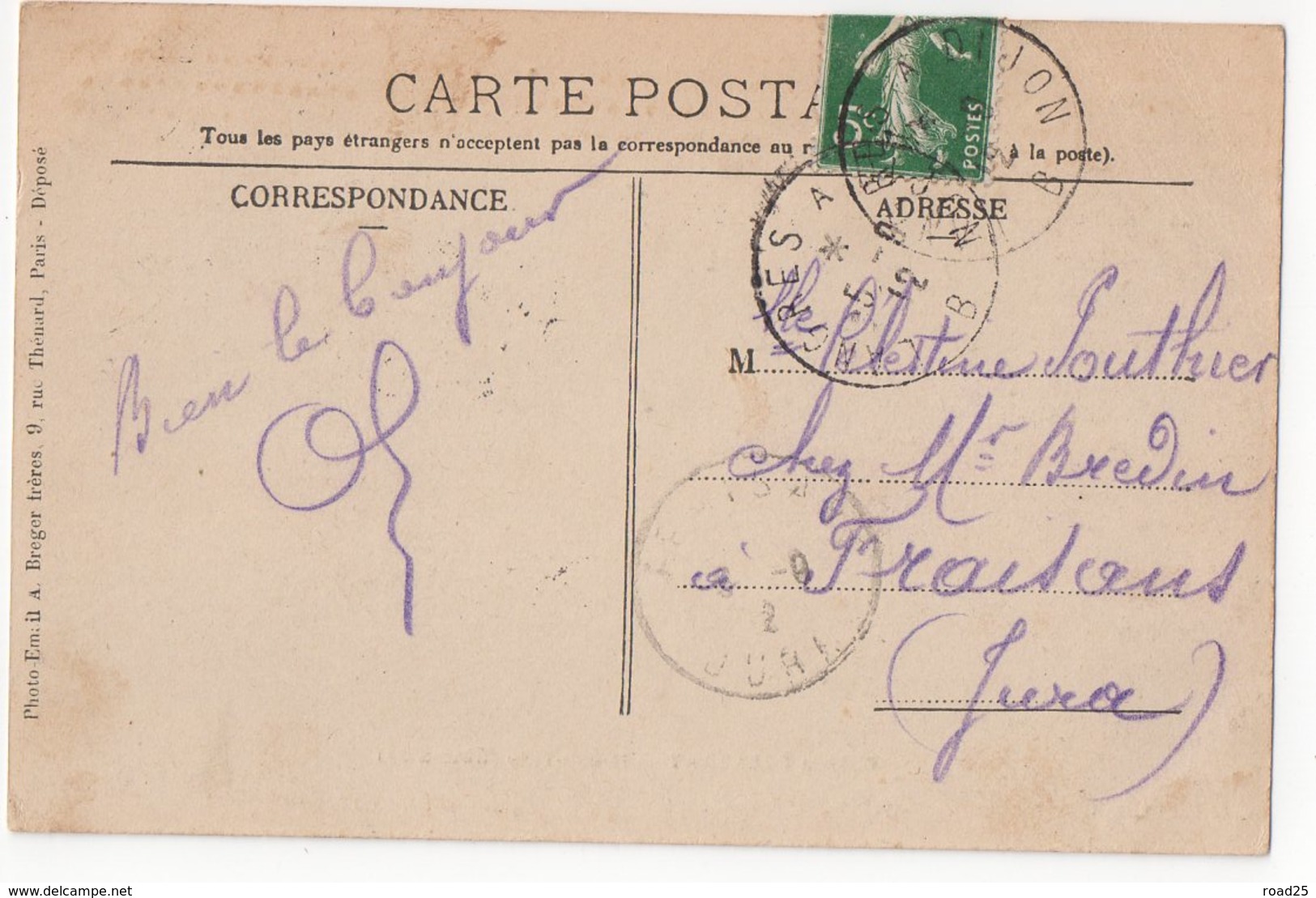 ( 21 ) Lot de 66 cartes postales anciennes du département de la Côte d'Or