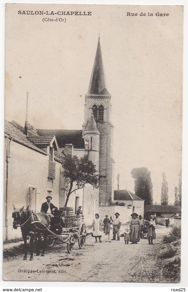 ( 21 ) Lot de 66 cartes postales anciennes du département de la Côte d'Or