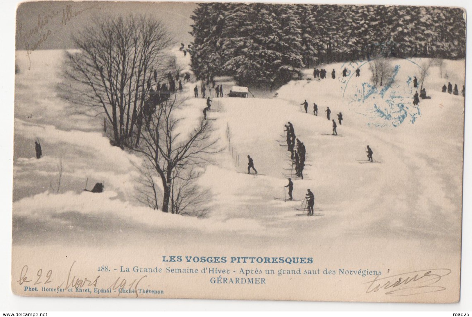 ( 88 ) Lot de 43 cartes postales anciennes du département des Vosges