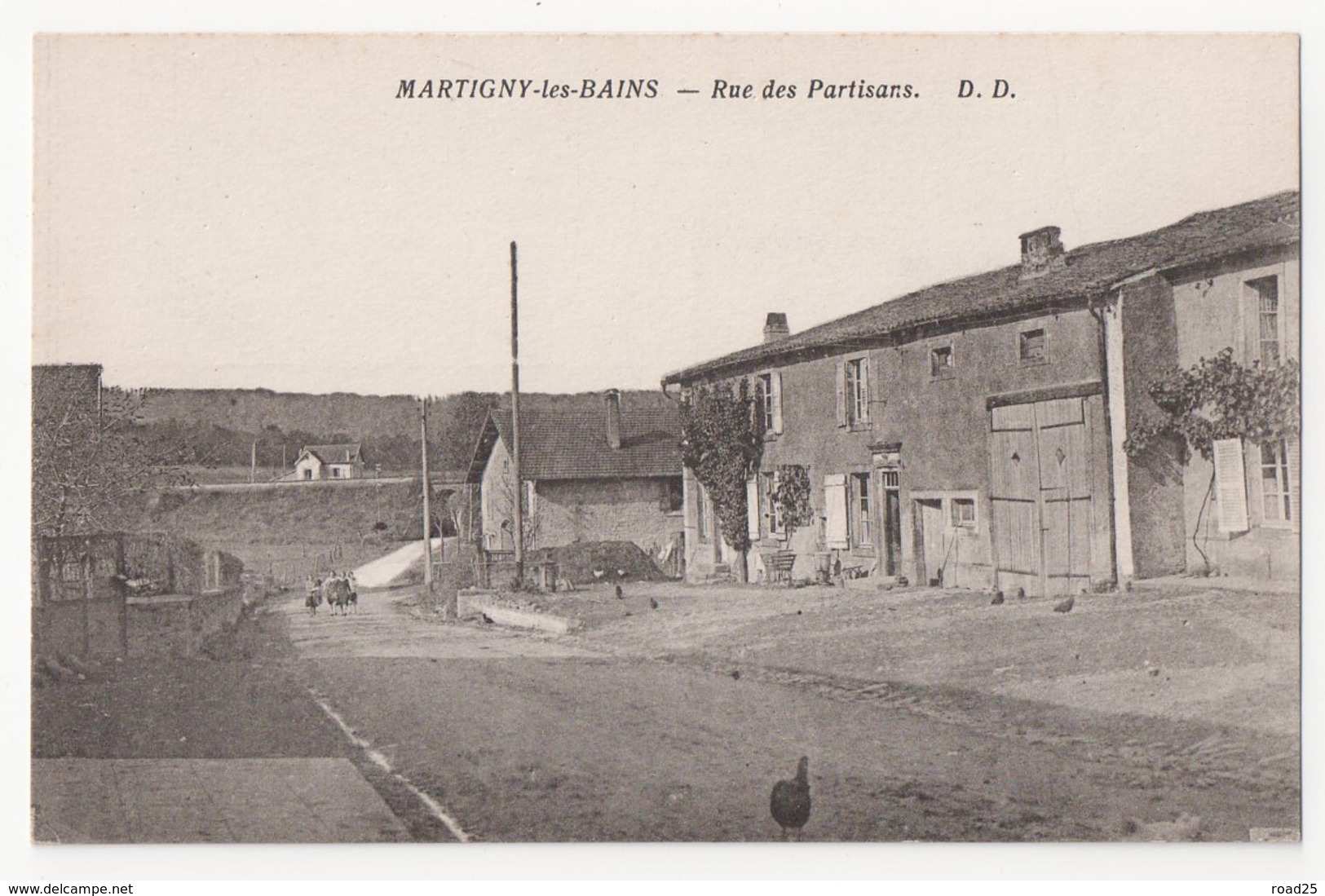 ( 88 ) Lot de 43 cartes postales anciennes du département des Vosges