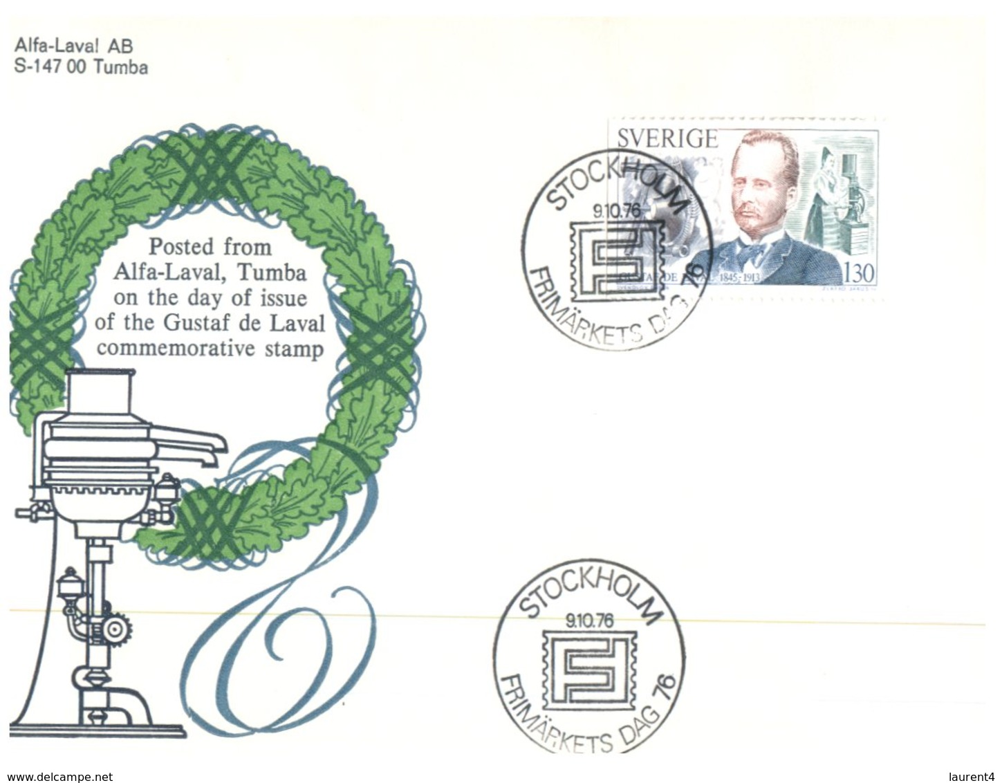 (350) Sweden FDC Cover - Premier Jour - First Day Cover - Första Dagskyddet - FDC