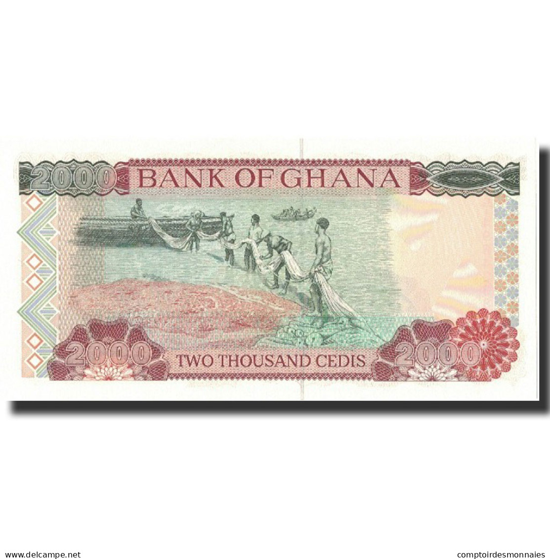 Billet, Ghana, 2000 Cedis, 1995, 1995-01-06, KM:30b, SPL+ - Ghana