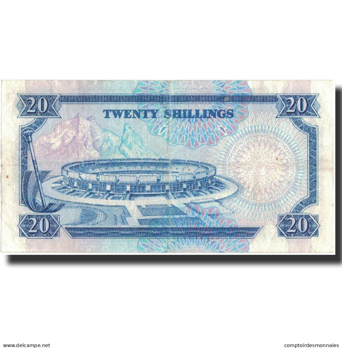 Billet, Kenya, 20 Shillings, 1988, 1988-12-12, KM:25a, TTB+ - Kenya