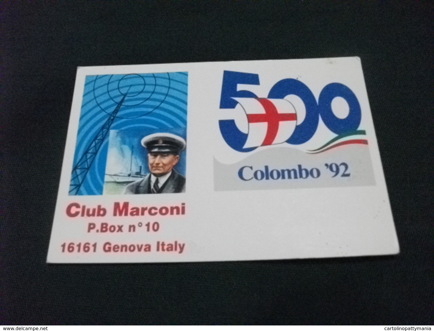 CLUB MARCONI 500° COLOMBO 92 QLS - Premi Nobel