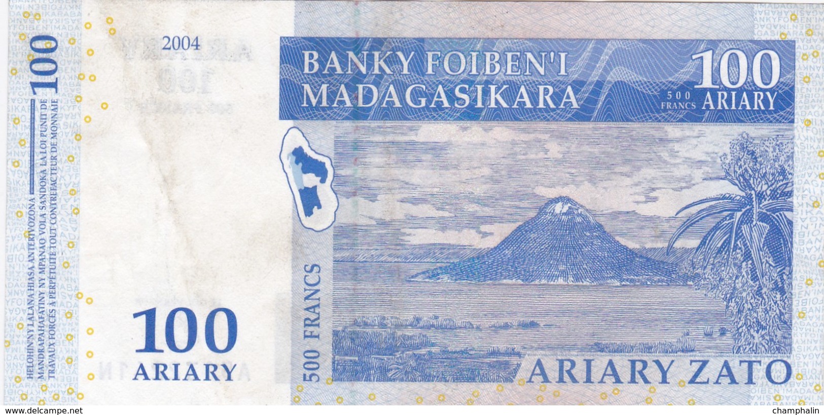 Madagascar - Billet De 100 Ariary - 2004 - Madagascar